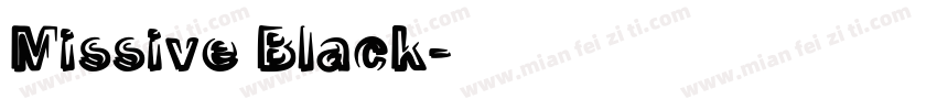 Missive Black字体转换
